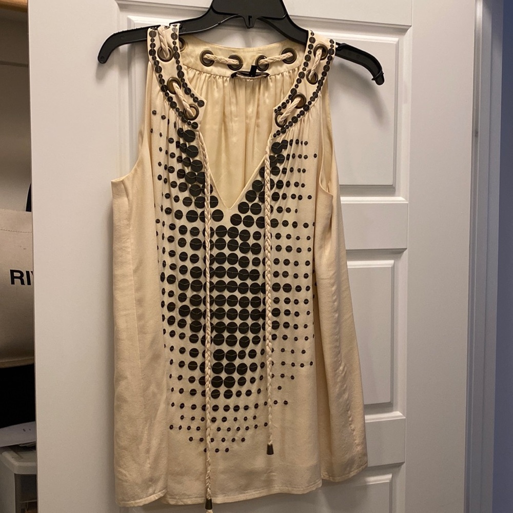 Nanette Lepore silk sleeveless blouse. Sz 6